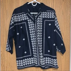 Tommy Hilfiger Medium Blue Blouse Lightweight